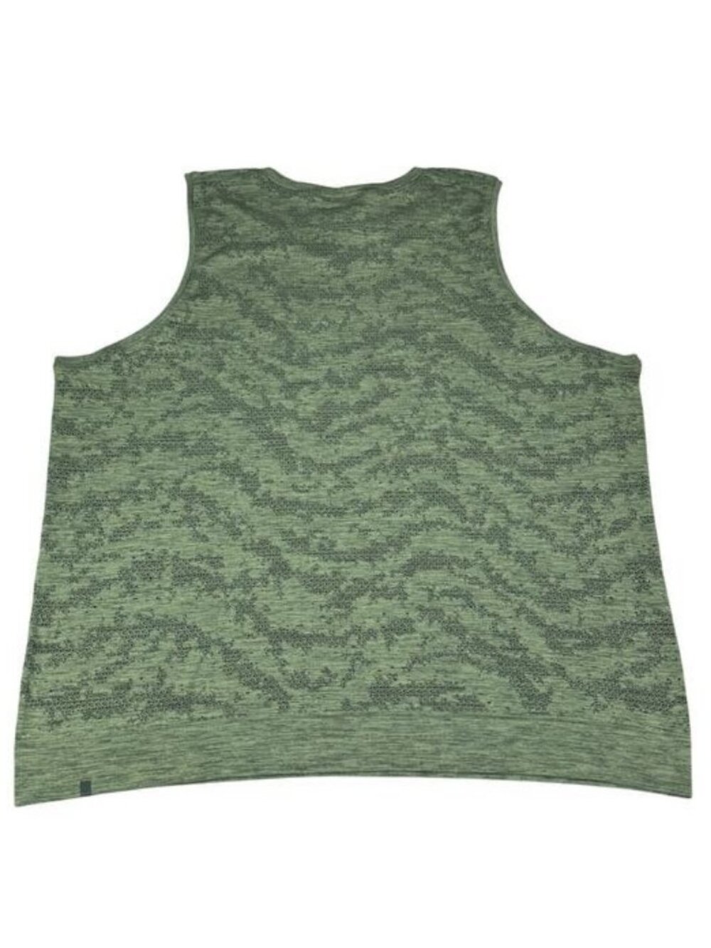 Lululemon Swiftly Breathe Muscle Tank Top size 16 in Dot Scape Rainforest Green - Picture 5 of 6